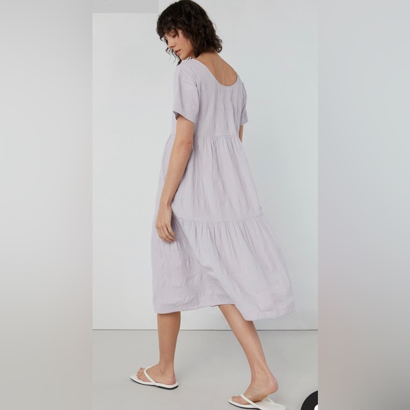 Oak & Fort tiered midi dress size S - Picture 2 of 5